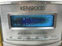 浜/KENWOOD/MDコンポ/RXD-SH3MD/通電確認済/動作未確認/スピーカー・アンテナ有/リモコン欠品/11.2-154KS_画像4