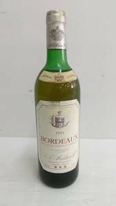 【未開栓】谷/J.J Mortier/Bordeaux Rouge/750ml/1991/ワイン/古酒/果実酒/ボルドールージュ/ジェ・ジェ・モルチェ/谷-25TY