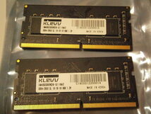 KLEVV DDR4-2666 CL 16-18-18 8GB×2 合計16GB 1.2V　中古_画像1