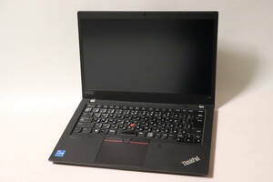 M972. Lenovo / ThinkPad T14 / 20W0CTO1WW / Core i7-1165G7 / 20GBメモリ / SSDなし / 通電確認・ジャンク