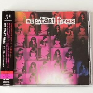【帯付 国内盤CD】WE START FIRES(FIFO-0001)ウィー・スタート・ファイアーズ/ボーナストラック3曲/ガールズ・ガレージ・パンク/2007年