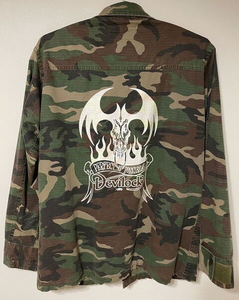 【レア】デビロック メンズ ジャケット カモフラ 迷彩