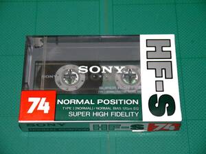 未開封 未使用 SONY HF-S 74分 ノーマルポジション カセットテープ TYPE-1