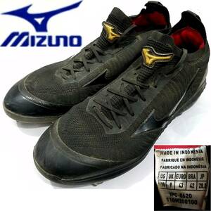 送料710円～2020年秋冬モデルMIZUNOミズノプロ MPドミナント ニット28.0cm野球スパイク 金具(埋め込み式)11GM2001 00/ブラック28cm 2E