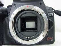 即決は送料無料 CANON EOS KISS X3ボディ デジタル一眼カメラ本体 充電池LP-E5 充電器LC-E5 AF・AEキャノン3816B001 おまけカメラケース_画像5