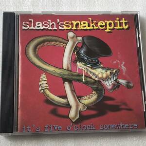 中古CD Slash's Snakepit スラッシュズ・スネイクピット/It's Five O'Clock Somewhere (1995年) 米国産HR/HM,ハードロック系
