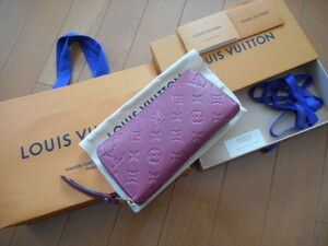 ★USED★ルイ・ヴィトン LOUIS VUITTON モノグラム・アンプラント ジッピー・ウォレット M62057☆限定カラー・長財布 【正規品】