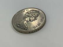 ★フィジー　独立記念　1ドル　銀貨　エリザベス2世　1970年　③_画像3