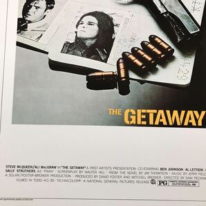 US版ポスター『ゲッタウェイ』（The Getaway）1972★スティーブ・マックイーン/サム・ペキンパー/ウォルター・ヒルの画像3