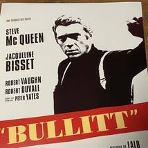 フランス版ポスター★映画 『ブリット』（Bullitt）2006年復刻★スティーブ・マックイーン/マスタングGT390/ダッジ・チャージャー_画像5