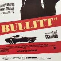 フランス版ポスター★映画 『ブリット』（Bullitt）2006年復刻★スティーブ・マックイーン/マスタングGT390/ダッジ・チャージャー_画像3