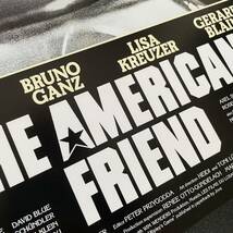 ポスター『アメリカの友人』（The American Friend）★ヴィム・ヴェンダース/デニス・ホッパー/ブルーノ・ガンツ_画像7