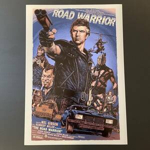 イラストポスター★マッドマックス2（Mad Max2：The Road Warrior）#1★メル・ギブソン/インターセプター/ヒューマンガス/ファルコンGT