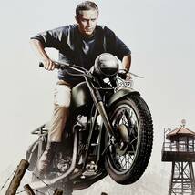 ポスター『大脱走』The Great Escape★スティーブ・マックイーン/トライアンフ/TriumphTR6/BMW/Steve McQueen_画像2