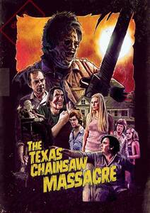  poster [ demon. ....](The Texas Chain Saw Massacre)* leather face /to Be *f-pa-/teki suspension 