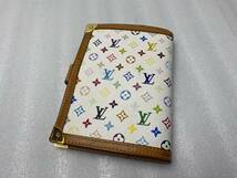 ★LOUIS VUITTON ルイヴィトン★本物鑑定済 マルチカラー モノグラム 手帳カバー ビンテージ【中古/現状品】_画像6