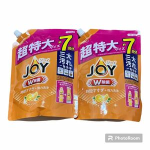 JOY ジョイ 食器洗剤 超特大サイズ 910ml×2 オレンジ