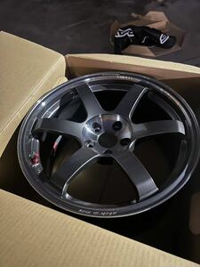 RAYS VOLKRACING TE37 SAGA SL PCD114.3 5H 18インチ　9.5j オフセット35４本セット