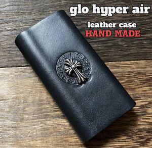 glo HYPER X2 air グローハイパーX2エアケース　姫路レザー　黒　クロムハーツCHROME HEARTS 風