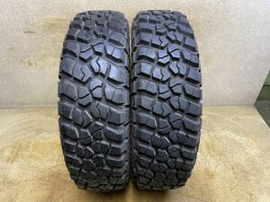 LT225/75R16（110/107Q）M+S BFグッドリッチ Mud-Terrain T/A KM2 中古2本 2013年製 バリ山 225/75/16