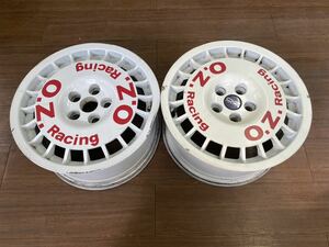  レア 当時物 ラリー RALLY OZ Racing Ruote O.Z レーシング 15X7.0J +40 PCD100/5H 中古2本