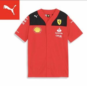 プーマ フェラーリ Tシャツ L ベースボール ジャージ 半袖 モータースポーツ レーシング F1 763421