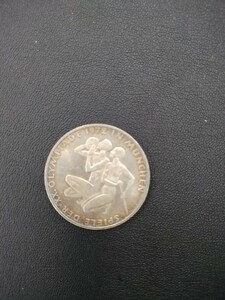 ドイツ　ミュンヘンオリンピック　記念銀貨　1972年