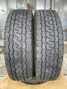 送料込み 195/75R15 BRIDGESTONE DURAVIS M804 6mm 21年製 中古 タイヤ 2本セット