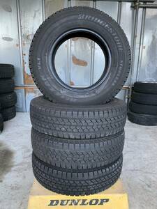 送料込み 195/80R15 BRIDGESTONE BLIZZAK VL1 9mm 18年製 中古 スタッドレスタイヤ 4本