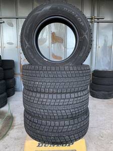 送料込み 285/60R18 DUNLOP Winter Maxx SJ8 21年製 中古 四駆スタッドレスタイヤ 4本