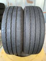 送料込み 185/65R15 12PR YOKOHAMA LT151R 6mm 23年製 中古 LTタイヤ 2本SET_画像1