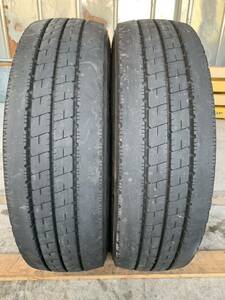 送料込み 205/75R16 BRIDGESTONE DURAVIS R207 23年 7mm 中古 タイヤ 2本セット