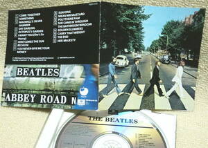 【2点で送料無料】CD ビートルズ Beatles Abbey Road 初期日本盤 歌詞対訳掲載 サムシング ヒア・カムズ・ザ・サンほか
