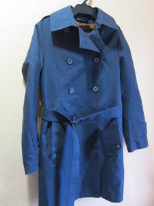 Traditional Weatherwear traditional weather wear 34 rabbit fur liner attaching trench coat outer dark blue lady's ta437