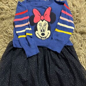 GAP ミニーちゃん ニットワンピース