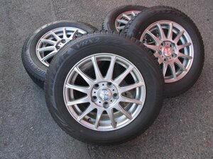 ノア ヴォクシー エスクァイア アイシス 21年製 中古 スタッドレス 195/65R15 ブリヂストン VRX2 中古 15インチ アルミ 6J+53 5H114.3