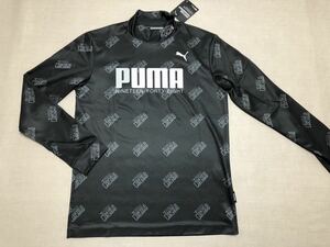 送料無料◆新品◆プーマ ゴルフ AOP 長袖 モックネックシャツ◆(M)◆539369-01◆PUMA GOLF