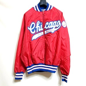 B7 HARVARD CLOTHING 赤 L プルオーバー ナイロン ジャケット アウター カレッジ NFL NBA MLB ビンテージ アメリカ 古着 00s 90s メンズの画像1