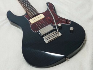 【美品】YAMAHA ヤマハ PACIFICA パシフィカ 611VFM TBL トランスルーセントブラック