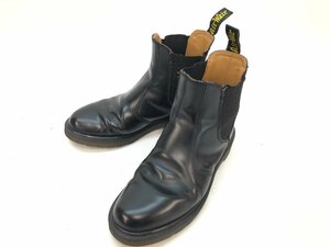 1円～ DR.MARTENS ドクターマーチン チェルシー ブーツ サイドゴア レザー 10297 黒 ブラック UK8 26cm F11-04