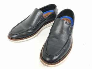 CLARKS クラークス ローファー スリッポン レザー 25.5cm 15103 ブラック F11-13