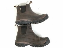 KEEN キーン ANCHORAGE BOOT レザー サイドゴア ブーツ ブラウン 26.5cm ウィンターブーツ 防水 F11-12_画像4