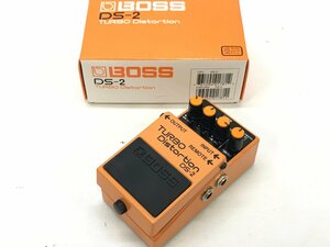 1円～ 美品 BOSS ボス TURBO Distortion ターボディストーション DS-2 エフェクター F11-105