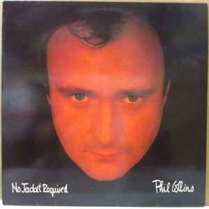 PHIL COLLINS-No Jacket Required (UK オリジナル「黒ラベ」 LP+マットソフト紙インナ