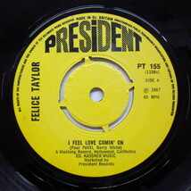 FELICE TAYLOR-I Feel Love Comin' On (UK Orig/Round Center)_画像1