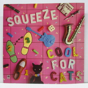 SQUEEZE-Cool For Cats (UK 5,000枚限定ピンクヴァイナル 7+光沢固紙製ジャケ)