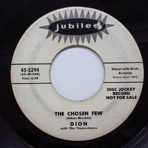 DION & THE TIMBERLANES-The Chosen Few (Jubilee Promo)