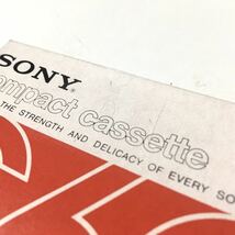 開封使用済品　SONY/ソニー　カセットテープ　C60 紙ケースつき_画像3