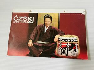 田村正和 1995年 大関 カレンダー 非売品 ノベルティ