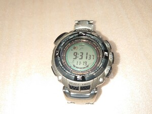  CASIO 電波ソーラー 腕時計 PRW-1500TJ チタン タフソーラー トリプルセンサー